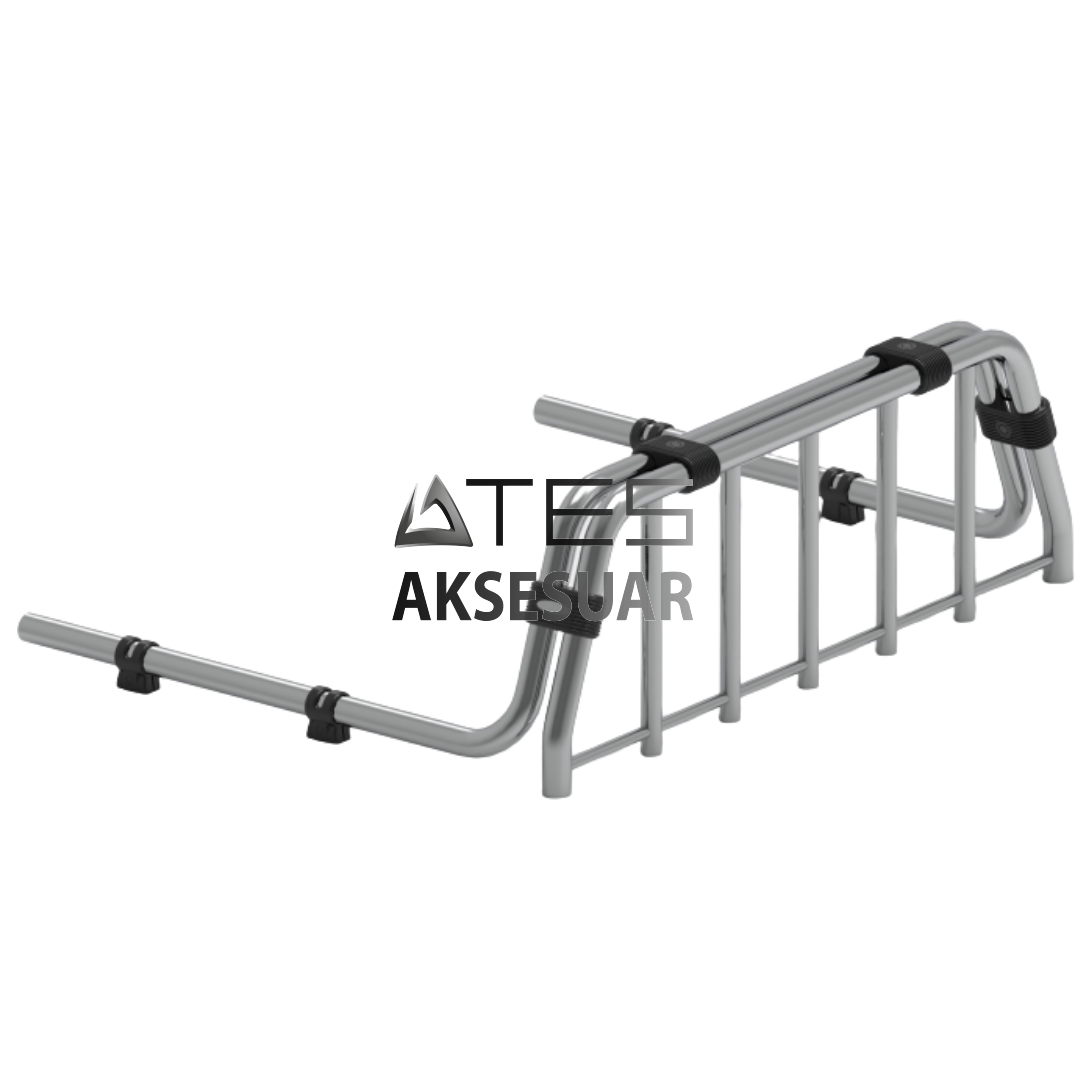 19-3.png MITSUBISHI L 200 2015-2019 VİLLAGE MASTER Pickup Boru Tip Rollbar - Görsel 1