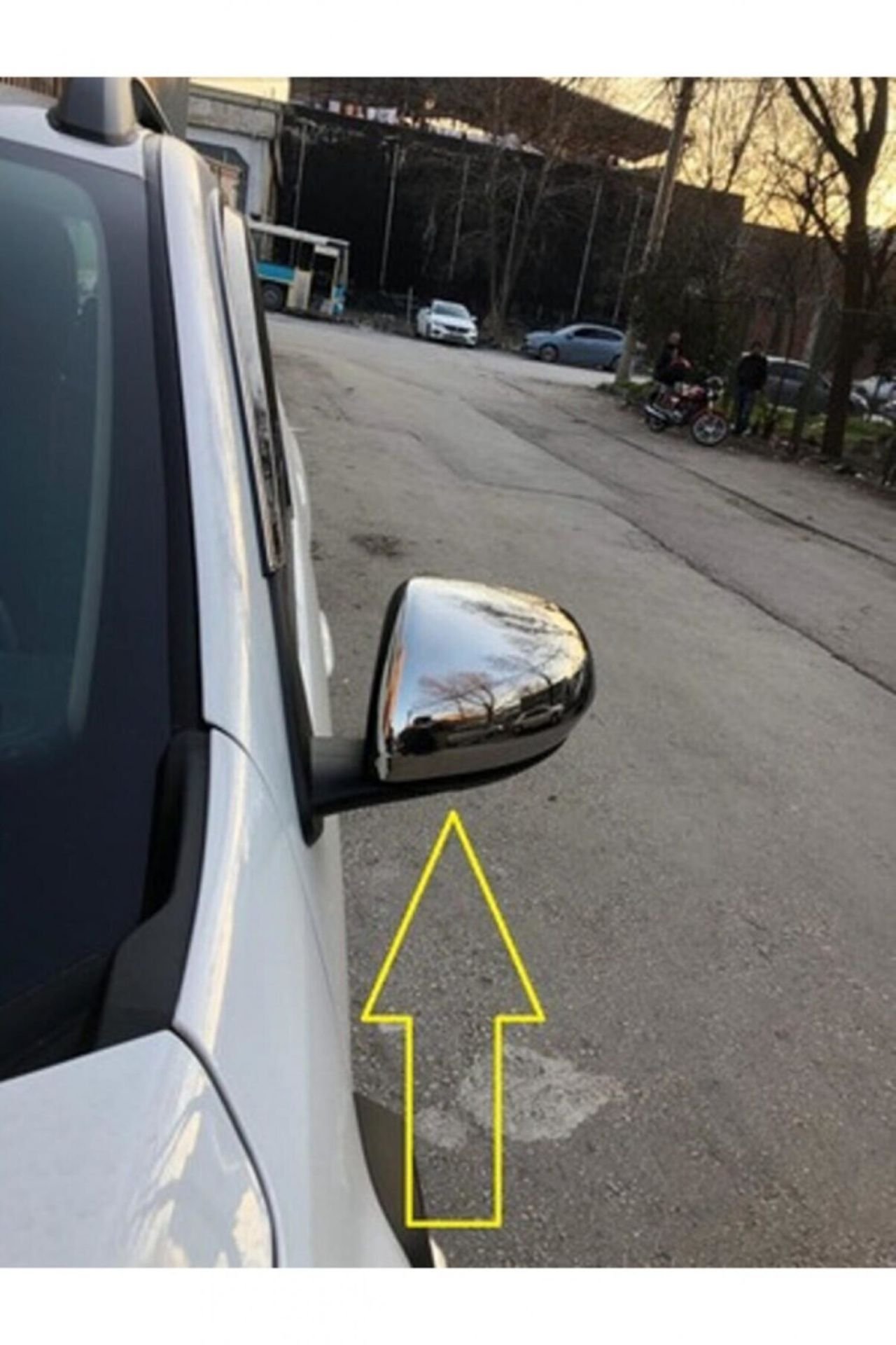 dd140-4853.jpg Dacia Duster Ayna Kapağı 2 Parça Paslanmaz Çelik Krom 2018> - Görsel 1