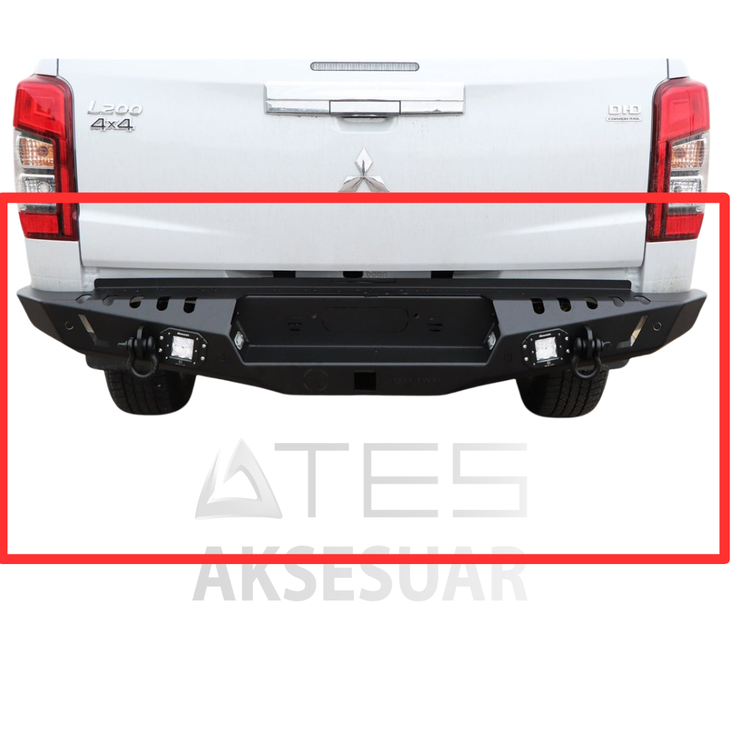 l200-arka-celik-tampon-ates-aksesuar-2.png Mitsubishi L200 Arka Çelik Tampon - Görsel 1