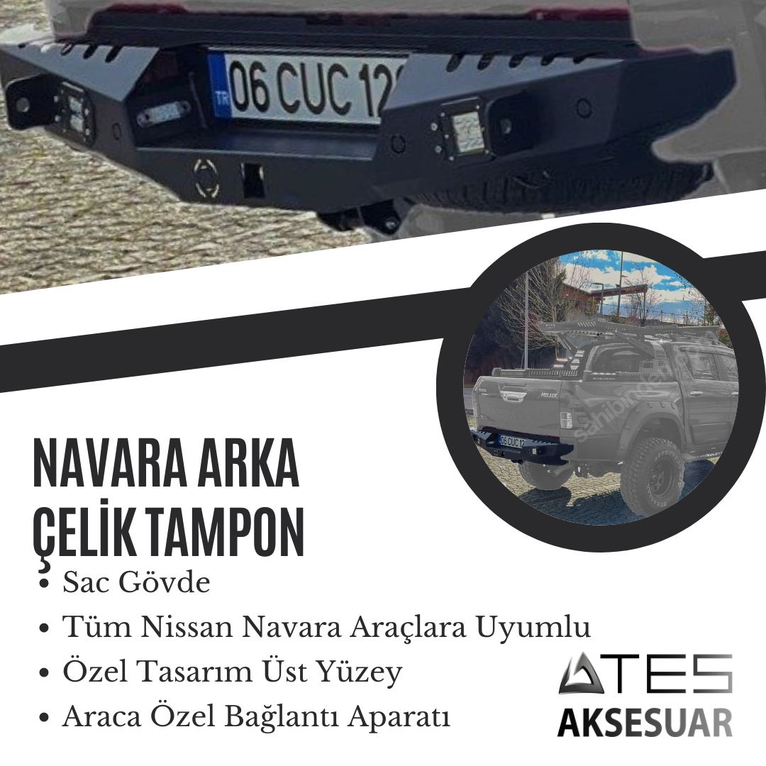 navara-arka-celik-tampon.png Nissan Navara Arka Çelik Tampon - Görsel 1