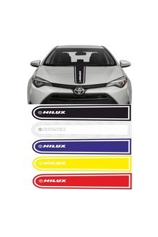 Toyota Hilux Logolu Otomobil Ön Kaput Şeridi Kaput Sticker