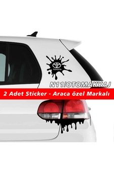Toyota Hilux Sticker 2Adet Kapı Far Tampon Bagaj Stickerı