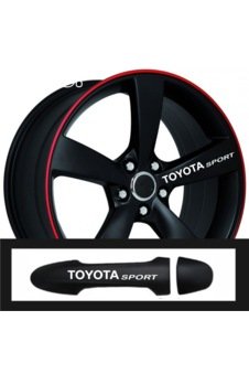 Toyota Hilux Kapı Kolu Jant Sticker 10 Adet