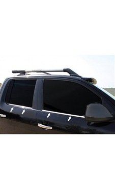 Vw Amarok Krom Cam Çıtası 2010 Sonrası 4 Parça Paslanmaz  Çelik