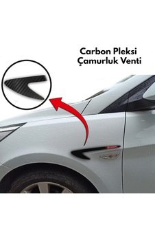Toyota Hilux Uyumlu Carbon Çamurluk Venti (Sağ - Sol Takım) (551771431)