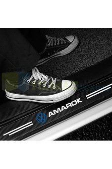 Volkswagen Amarok Karbon Kapı Eşiği Koruma Oto Sticker 4 Parça