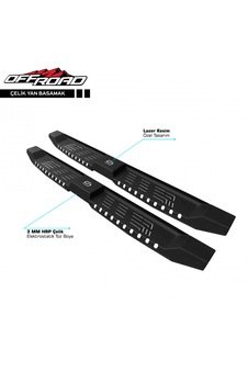 Off Road Toyota Hilux 8 Çelik Yan Basamak 205 Cm V2 2015 Üzeri